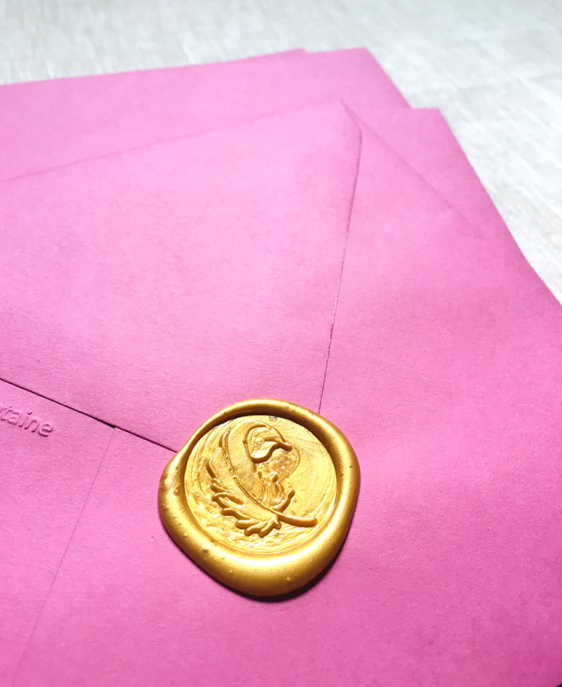 Josephi,e letter with golden wax seal